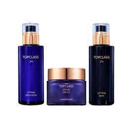 Charmzone Top Class 7th Lifting Skin Emulsion Cream 3-Piece Set, 1 Set / 참존 탑클래스 7th 리프팅 스킨 에멀전 크림 3종 세트, 1세트