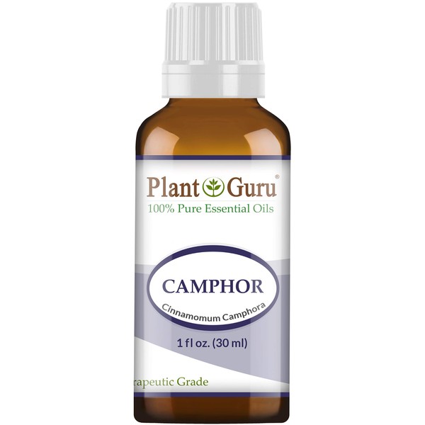 Camphor Essential Oil 1 oz / 30 ml 100% Pure Undiluted Therapeutic Grade. for Skin, Body, Hair Growth and Aromatherapy Diffuser.