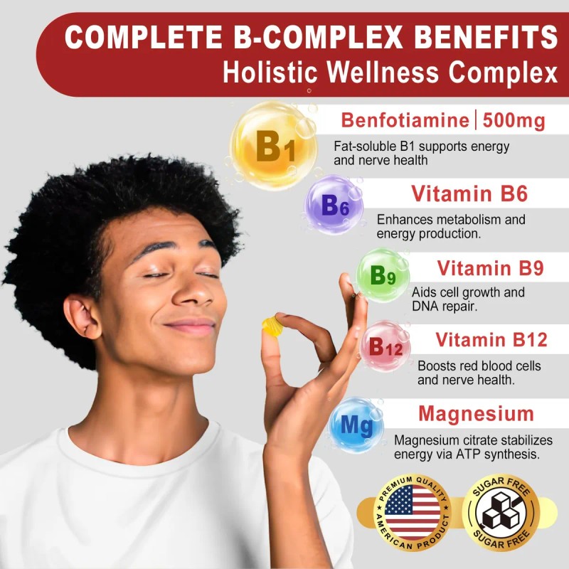 Safgumjel Gomitas Vitamina B1 Benfotiamina 60 Gummies