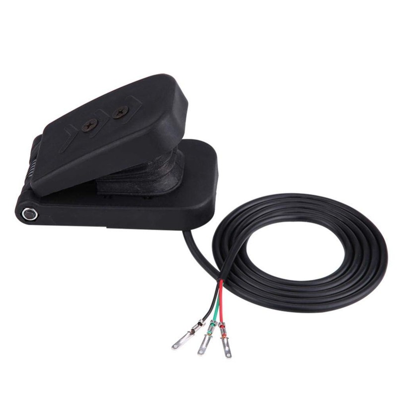 Electric Throttle,Throttle Speed Control Pedal,Black Plastic ATV Foot Accelerator Throttle