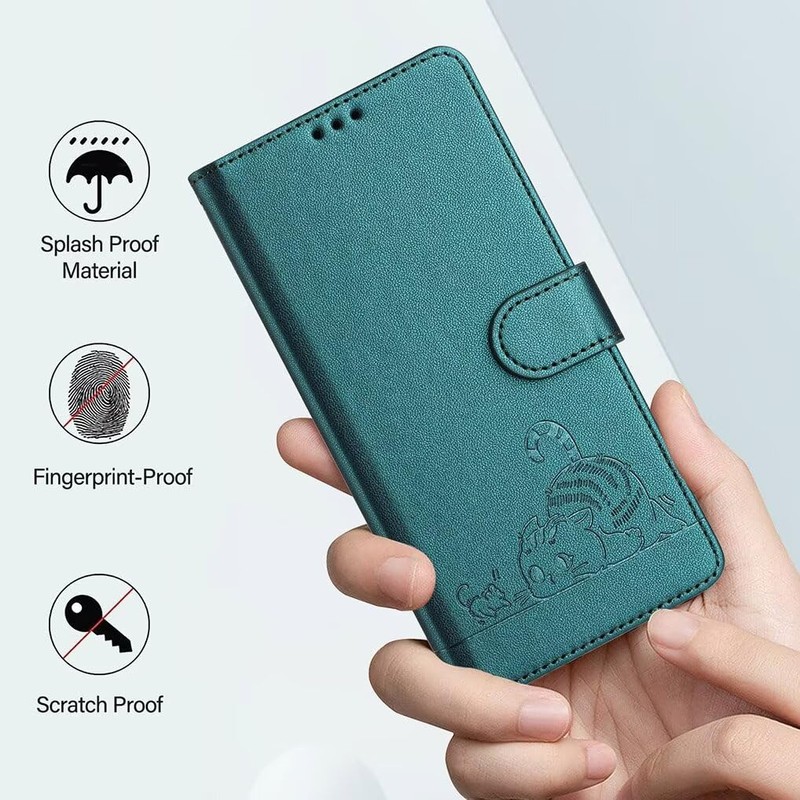 SEAHAI Case for HMD Skyline, Cute Cat Pattern Premium PU