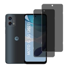 YIFNTAN [2 Pack] Tempered Glass Privacy Screen Protector for Motorola Moto G 5G (2023),Anti Fingerprint,9H Hardness,Anti Spy Anti Peeping,Compatible with Motorola Moto G 5G (2023), Black