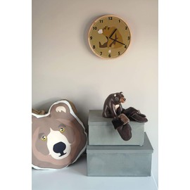 Capventure WALLCLOCK Brown Bear, Nylon/A