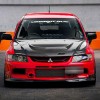 XoticTech Fit Mitsubishi Lancer Black Front Bumper Tow Hook License