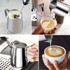 Anpro Milk Jug 400 ml/14 oz,304 Stainless Steel Milk Pitcher,