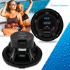 Pyle 6.5 Inch Marine Speakers - Coaxial 2-Way Waterproof Component