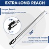 WORKPRO Dual Drive Breaker Bar, 3/8" & 1/2" Drive, Heavy
