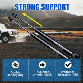 ZINSUXT Front Hood Lift Supports Shock Struts Gas Spring for Nissan Titan 2017-2023