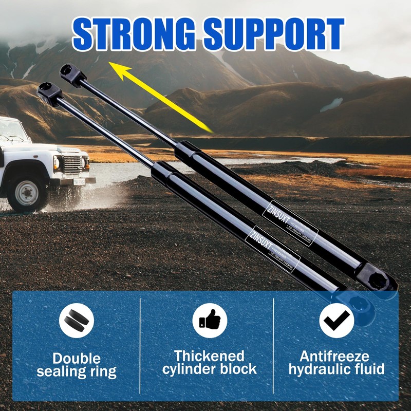 ZINSUXT Front Hood Lift Supports Shock Struts Gas Spring for