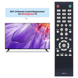 RMT-24 RMT24 Replace Remote Control for Westinghouse TV DW50F1Y1 DW39F1Y1 DW46F1Y2 DWM32H1A1 DWM32H1G1 DWM32H1Y1 DWM40F1A1 DWM40F1Y1 DWM40F1Y1C DWM40F1Y1-C DWM40F2G1 and more