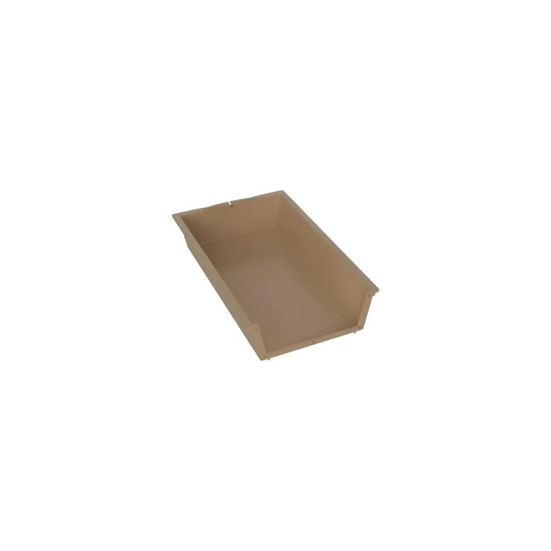 Brixwell 45-91 Cabinet Drawer Insert, Beige Plastic Organizer,11-3/4" Width,18-1/2" Depth,4"