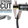 MARQUE Bike Lock with Key – 4FT 3/8” Straight Cable