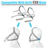 GJX 2 Packs Headgear Compatibility with Airfit F30 CPAP Nose