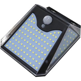 Trade One 30683 Solar Light, Sensor Light, Outdoor, Motion Sensor, Automatic Lighting, 121 Lights, Security Light, Entryway/Garden/Parking Lot, Disaster Prevention
