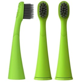 BURST Genuine Replacement Heads for Kids Electric Toothbrush (Green/3 Pack) | Perfect Fit | Ultra Soft Bristles | 9 Months of Supply