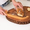 TYOARO Wooden Bread Bow Knife, Cherry (16") - Serrated Sourdough