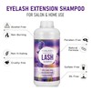 Lash Shampoo Bulk, Eyelash Cleanser for Extensions 1 Liters, Safe