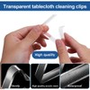 Pack of 6 Plastic Tablecloth Clips, Transparent Table Cloth Holder