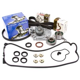 Mizumo Auto MA-9761289972 Timing Belt Kit Valve Cover Gasket Compatible With/For Water Pump 98 Honda Accord DX F23A5