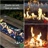 GASPRO 10 lbs Fire Glass for Propane Fire Pit, 1/2-Inch