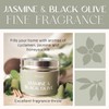 Jasmin & Schwarz Olive Kerze