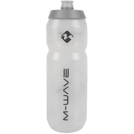 M-Wave Unisex - Adult PBO 750 Water Bottle, Transparent, 750 ml