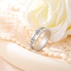 LIKGREAT Jewish Hebrew Ring Engraved Blessing Band Ring Judaism Kabbalah