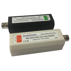 POE Ethernet-Over-Coax Adapter Kit (DECA-200-10M, 10Mbps Version) - by Dualcomm