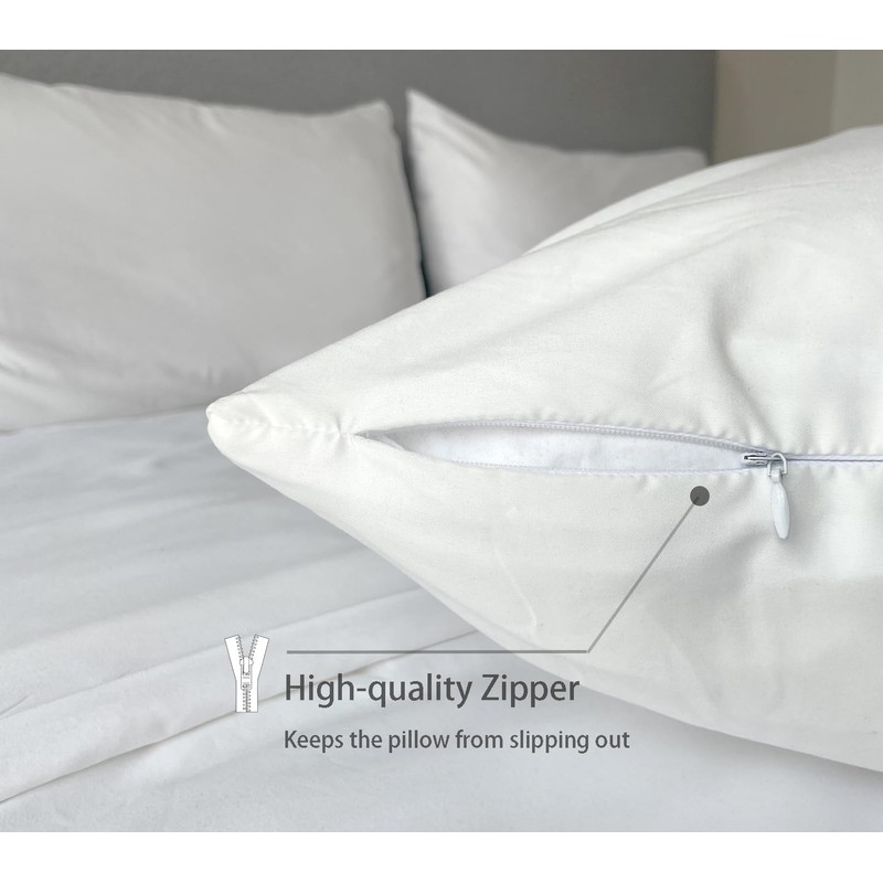 iMaylex 1800 Series Super Soft Brushed Microfiber Fabric Zipper Body