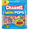 Tootsie Roll Charms Mini Pops, 18 Flavors, Individually Wrapped, Peanut