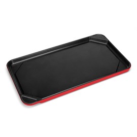 All American 1930 - Ultimate Griddle with Ceramic Non-Stick - Tomato Red - Heavy-Duty & PFAS Free - For Easy, Fat-Free & High-Temp Cooking - Also Use as Thawing Tray - Made in the USA