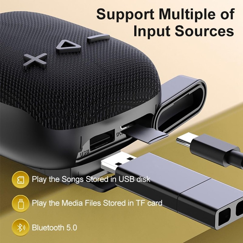 Aswalling Bike Speaker Bicycle Handbar Wireless Bluetooth Louderspeaker Outdoor Handlebar