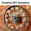 UFURMATE DIY Clock Number, Plastic Arabic Number DIY Digital Clock