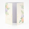 Midori 33265006 Shikishi Color Shikishi, Double Opening, Ribbon, Floral Pattern
