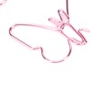 100 Pcs Shaped Paper Clips Pink Butterflies Shape Metal Cute