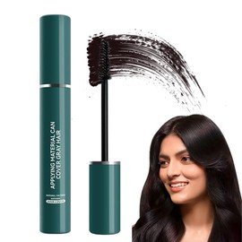 Root Touch-Up Stick – Semi-Permanent Hair Color for Grey Hair, Waterproof & Long Lasting Hair Mascara for Roots, Beard & Sideburns, Easy to Apply with Herbal Formula – 14ml(Dark Brown)