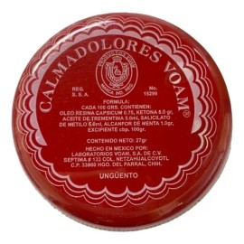 Voam Ungüento Corporal 27 ml Calma Dolores Musculares y Articulares