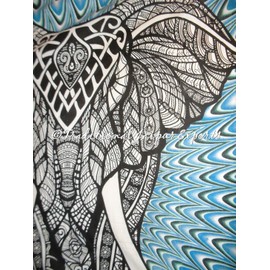 Traditional Jaipur Indian Tapestry, Bohemian Elephant Bedding Queen, Hippie Wall Hanging, Boho Picnic Throw, Gypsy Dorm Room Decorations