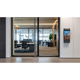 Face Recognition Access Control System with 600lb Magnetic Lock, 5-Inch HD Screen, Palm Vein, IC Card & Keypad Entry, Doorbell & Infrared Exit Button for Home Business Security