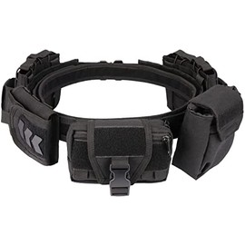 Battle Belt Tactical Belts Men-Duty Belts Law Enforcement 1.5" Nylon Military Utility Belt Police Belt with Heavy Pouches