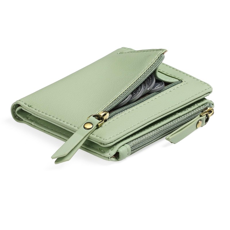 GOIACII Women's Small and Short Format Wallet with RFID Blocking,