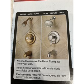 Pfister Tub & Shower Trim Polished Chrome Universal R90-TD2C