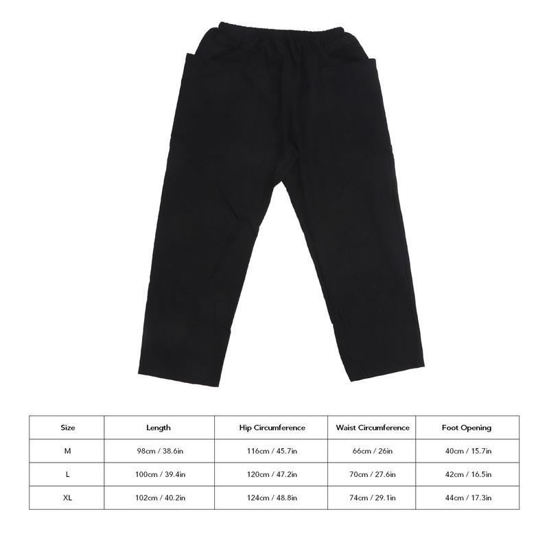 Catheter Leg Bag Pants 2 Large Pockets Cotton Comfortable Urine