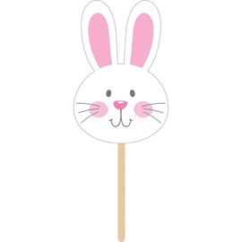 Easter Bunny Party Favor Wooden Picks - 5.75" - Club Pack of 600