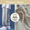 LIANGQI Pack of 30 Spring Cord Locks with 2-Hole Practical