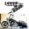 DREAMIZER Motorcycle Handlebars Grips 1" 25MM Non-Slip Hand Grips with