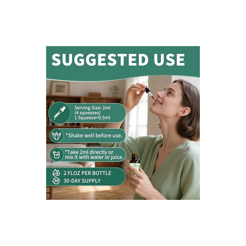 Gotas líquidas de moringa, suplementos de moringa pura con cúrcuma,