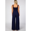 PinkBlush Navy Sleeveless Wide Leg Maternity Jumpsuit