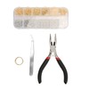 Metal Snaps Buttons with Fastener Pliers Press Tool Kit Copper