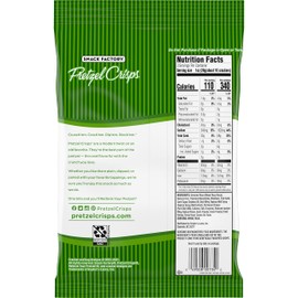 Snack Factory Pretzel Crisps, Garlic Parmesan, On-the-Go Bag, 3 Oz